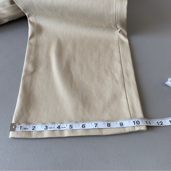 Jenni Kayne 4 Khaki High Waist Wide Leg Trouser Pant NWT Neutral Minimal - Picture 14 of 15